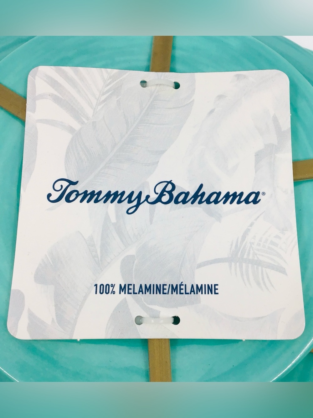 NWT Tommy Bahama Melamine plate set - Picture 2 of 9